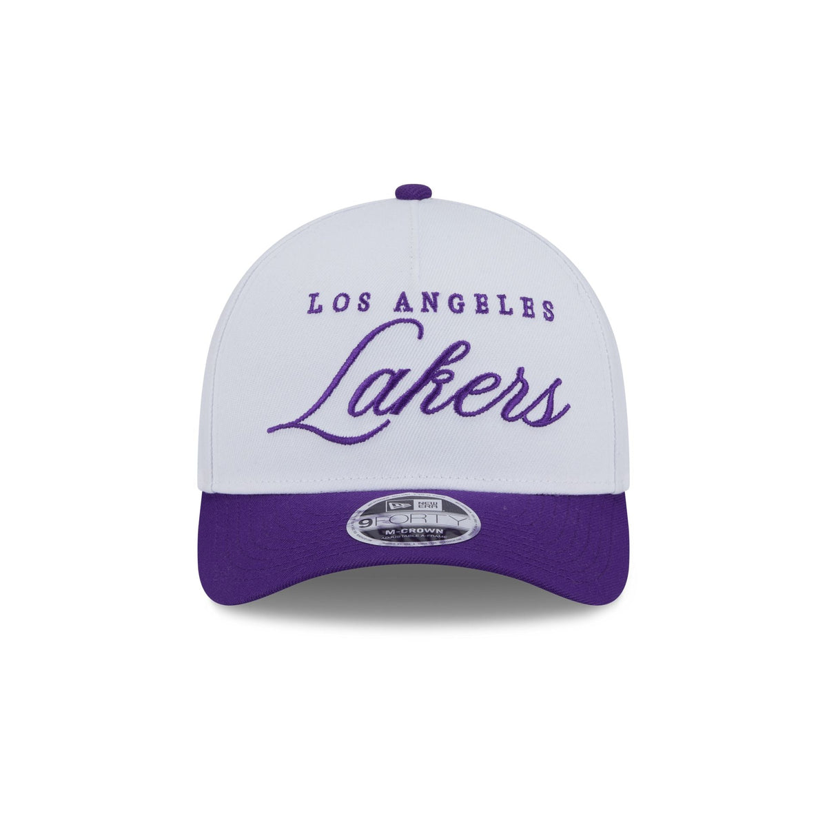 Los Angeles Lakers 2025 Draft 9FORTY M-Crown A-Frame Snapback Hat