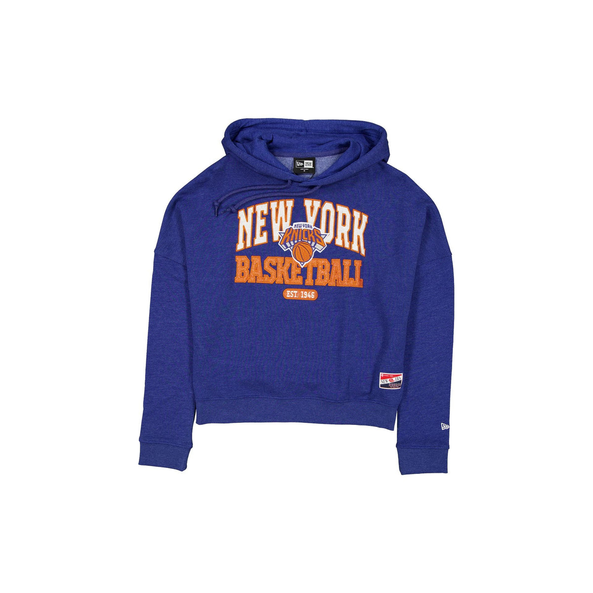 New York Knicks Throwback Women's Glitter Hoodie