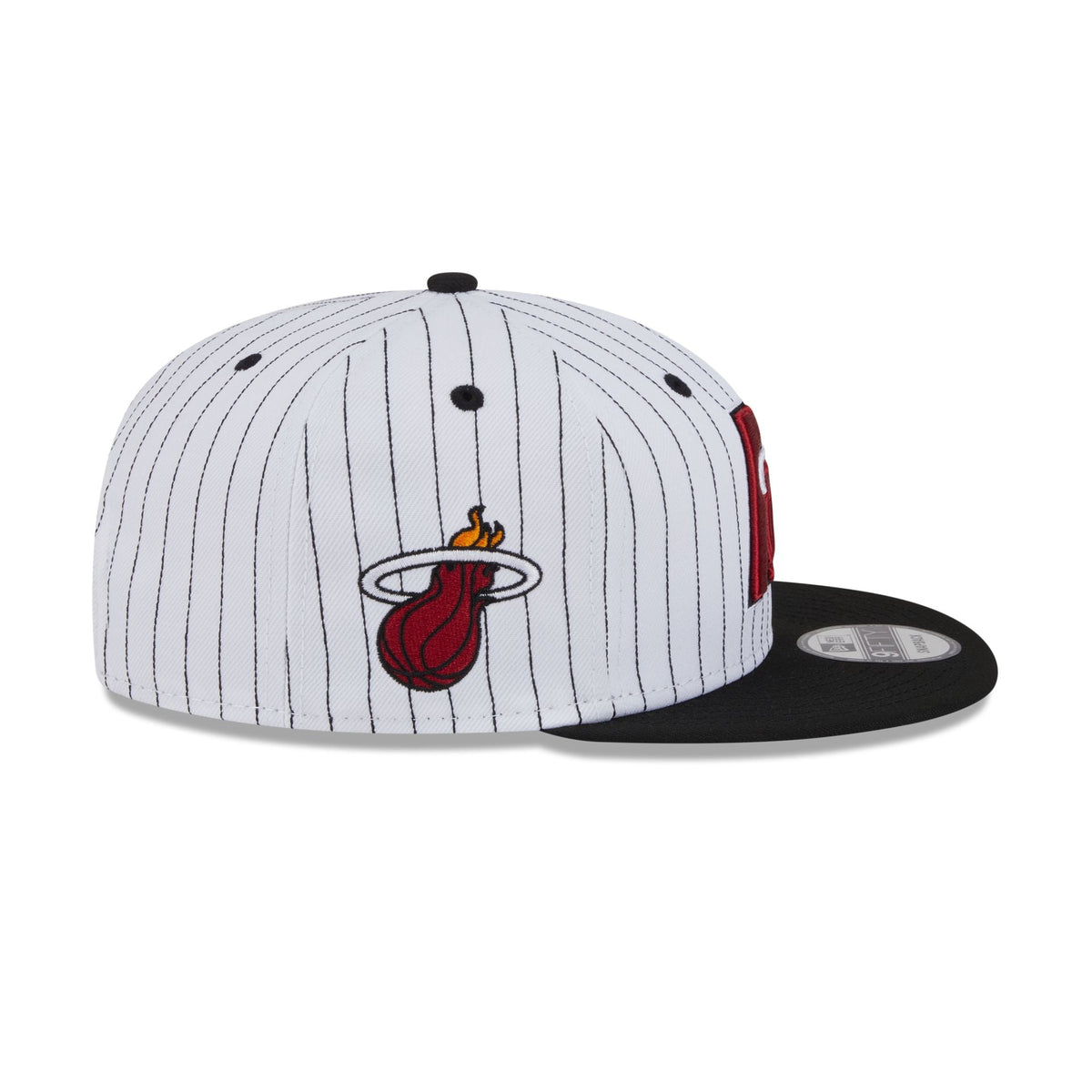 Miami Heat Deceptor Pinstripe 9FIFTY Snapback Hat