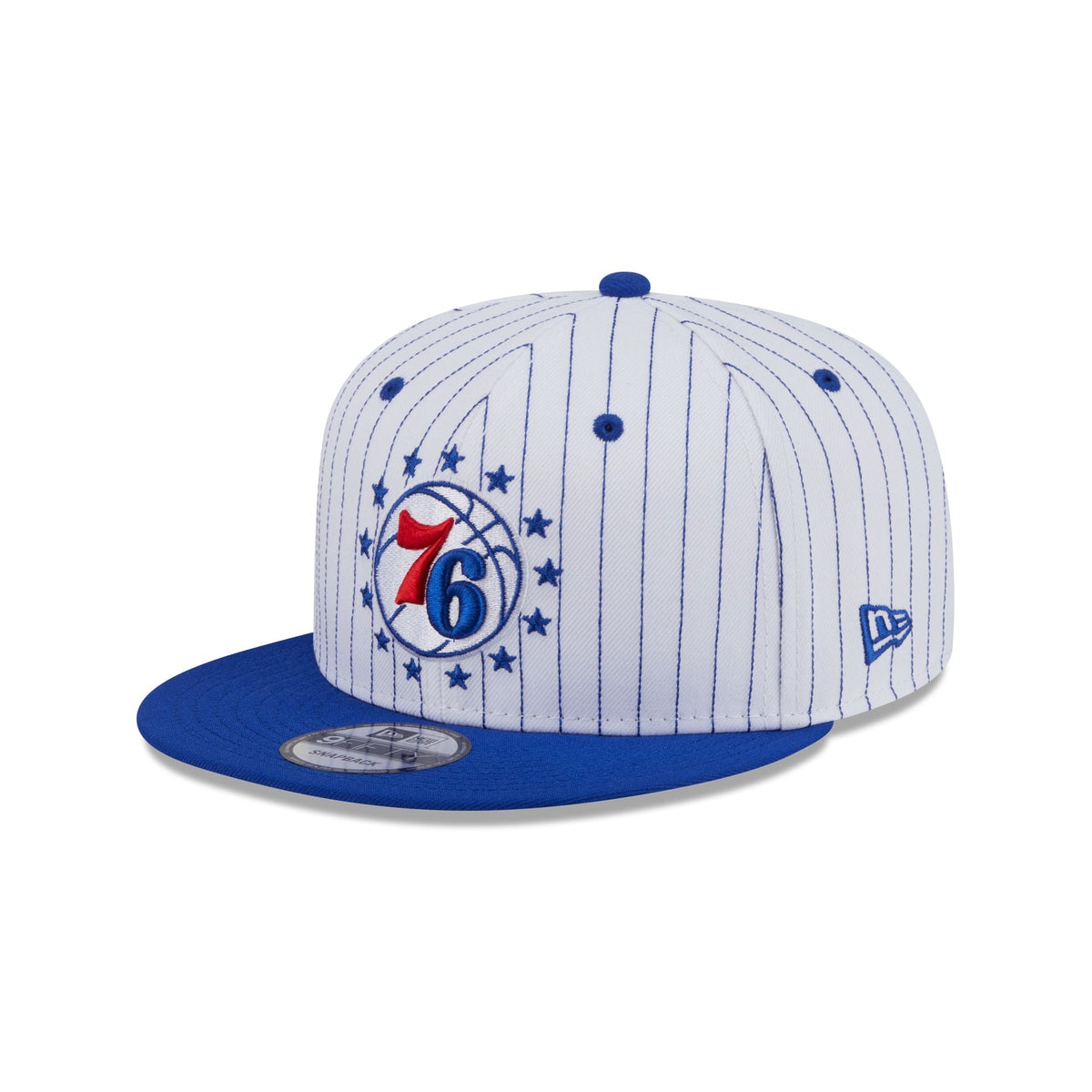 Philadelphia 76ers Deceptor Pinstripe 9FIFTY Snapback Hat