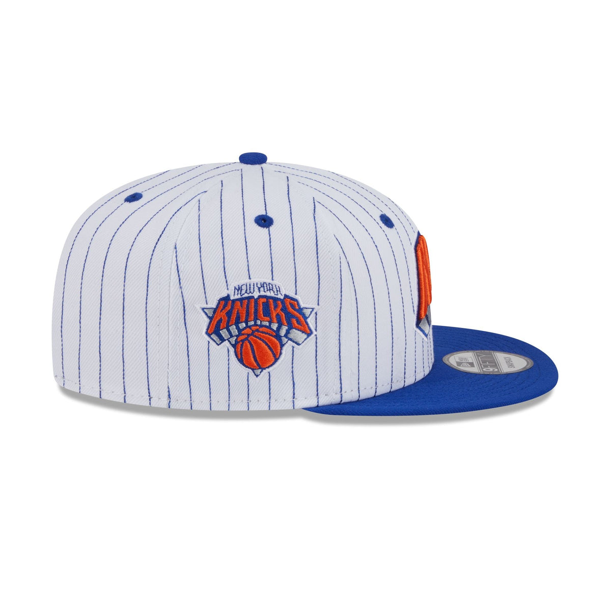 New York Knicks Deceptor Pinstripe 9FIFTY Snapback Hat