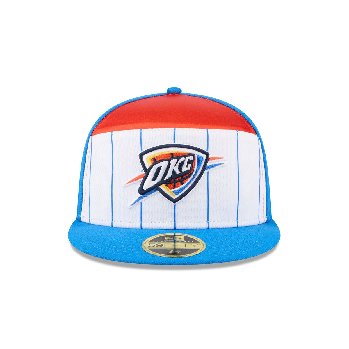 Oklahoma City Thunder 2025 Tip-Off Split Panel 59FIFTY Fitted Hat