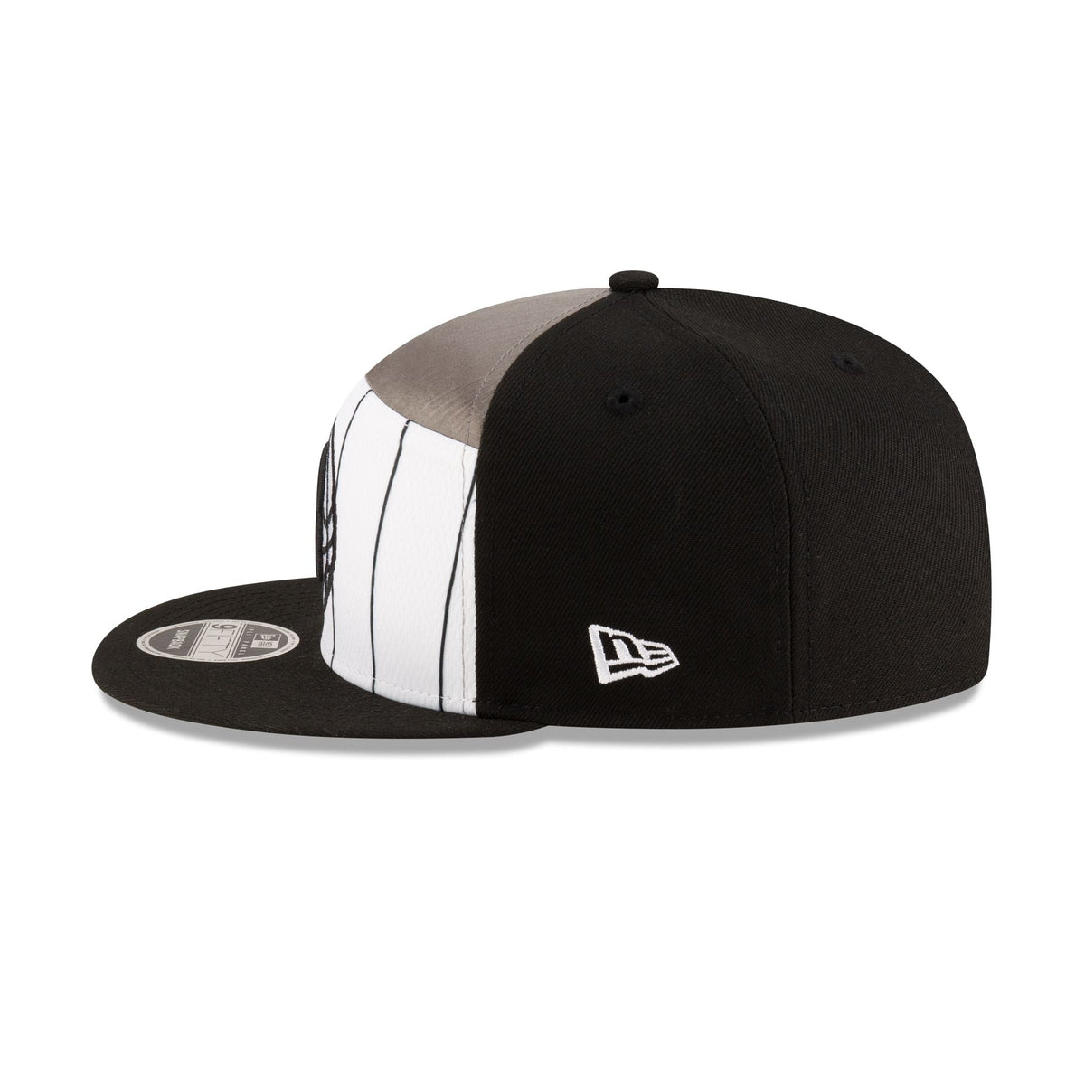 Brooklyn Nets 2025 Tip-Off Split Panel 9FIFTY Snapback Hat