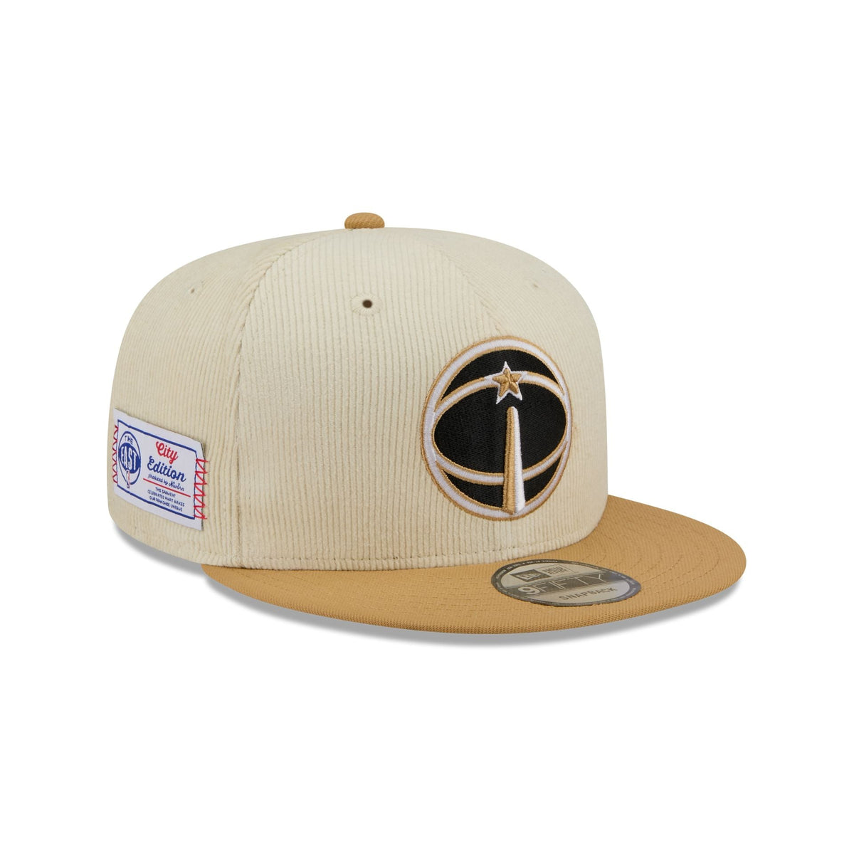 Washington Wizards 2025 City Edition Chrome White Corduroy 9FIFTY Snapback Hat
