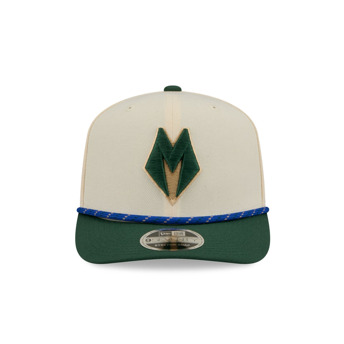 Milwaukee Bucks 2025 City Edition 9SEVENTY Stretch-Snap Hat