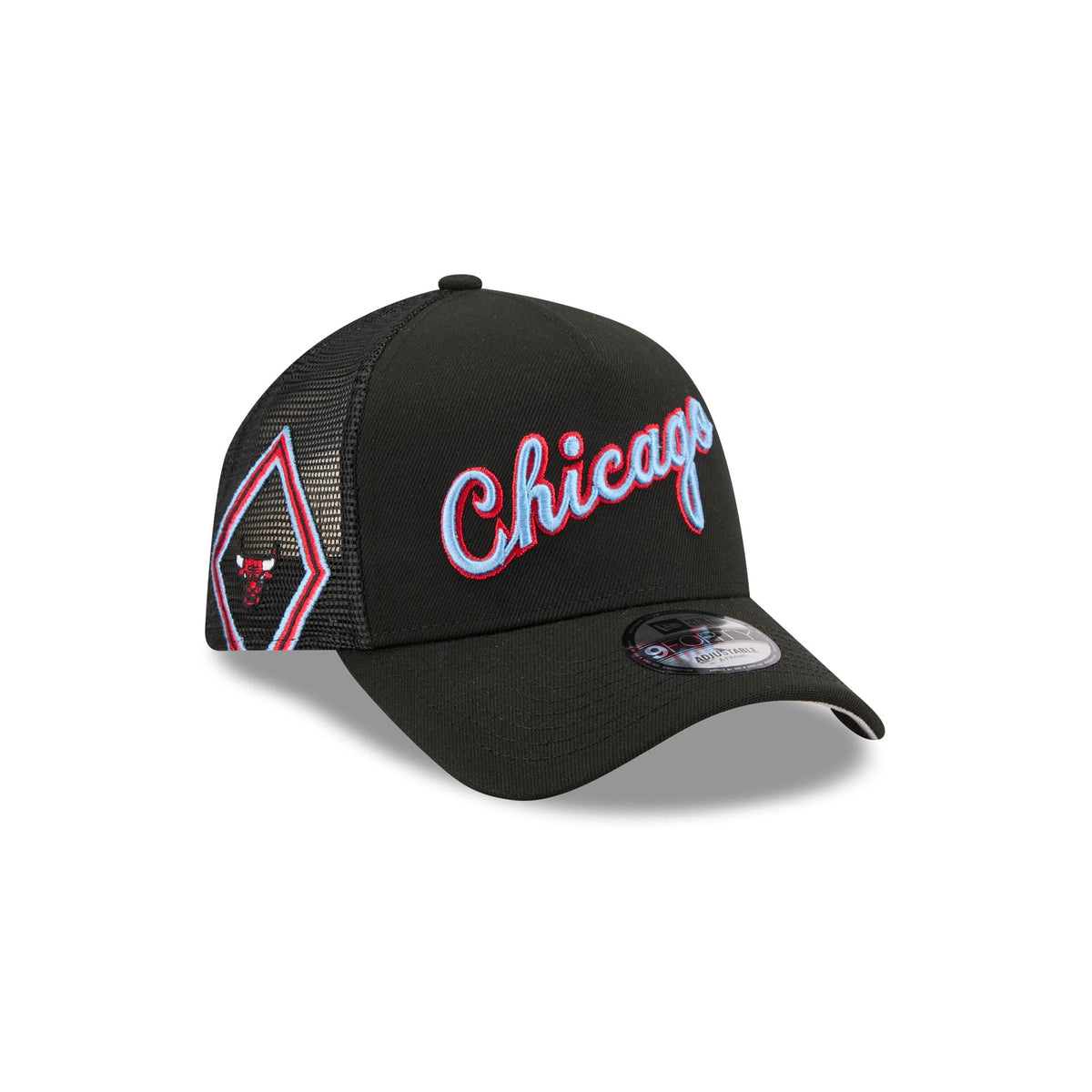 Chicago Bulls 2025 City Edition 9FORTY A-Frame Trucker Hat