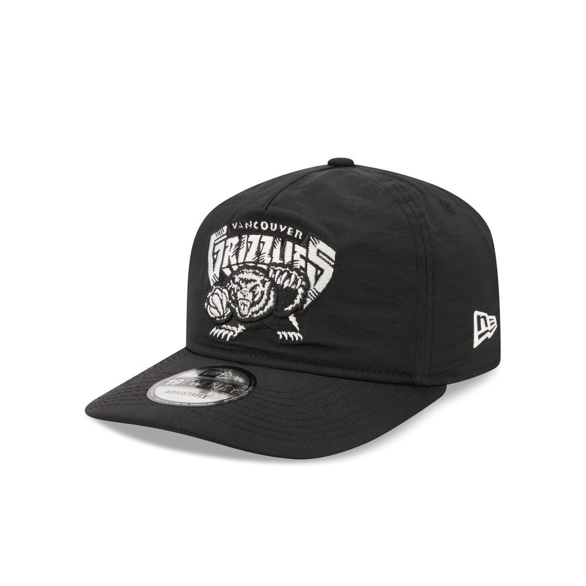 Vancouver Grizzlies Black Nylon 19TWENTY Adjustable Hat