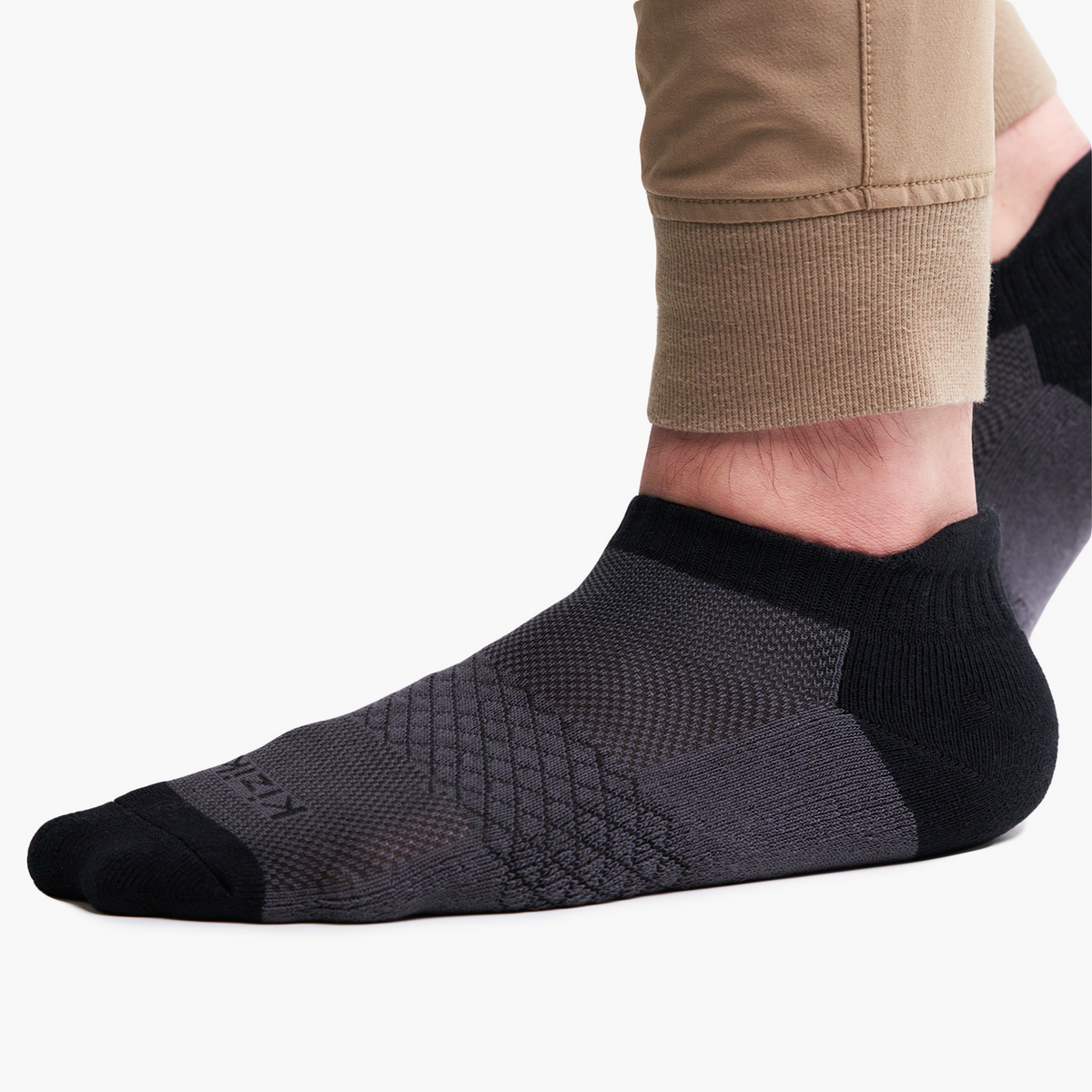 Kizik Ankle Socks - Charcoal