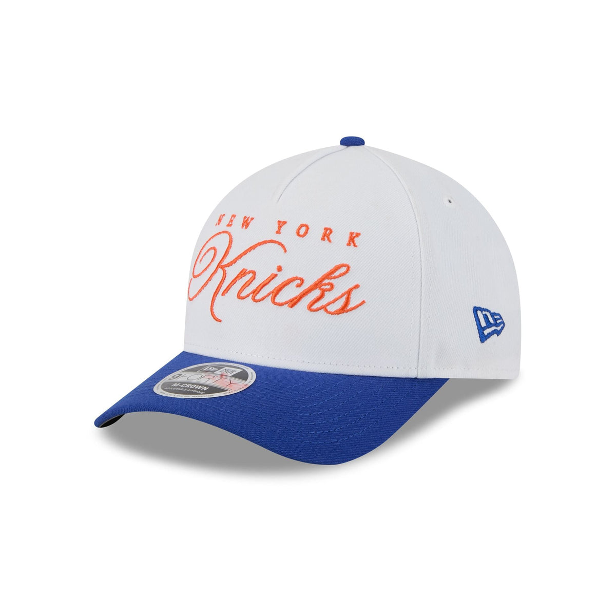 New York Knicks 2025 Draft 9FORTY M-Crown A-Frame Snapback Hat