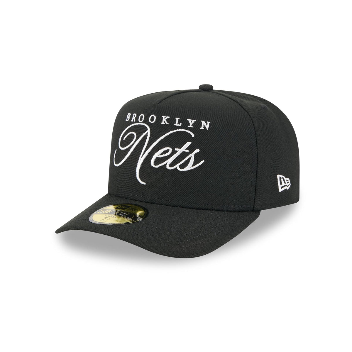 Brooklyn Nets 2025 Draft Black 59FIFTY A-Frame Fitted Hat