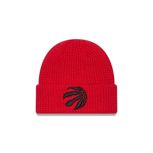 Toronto Raptors Waffle Stitch Knit Beanie Hat