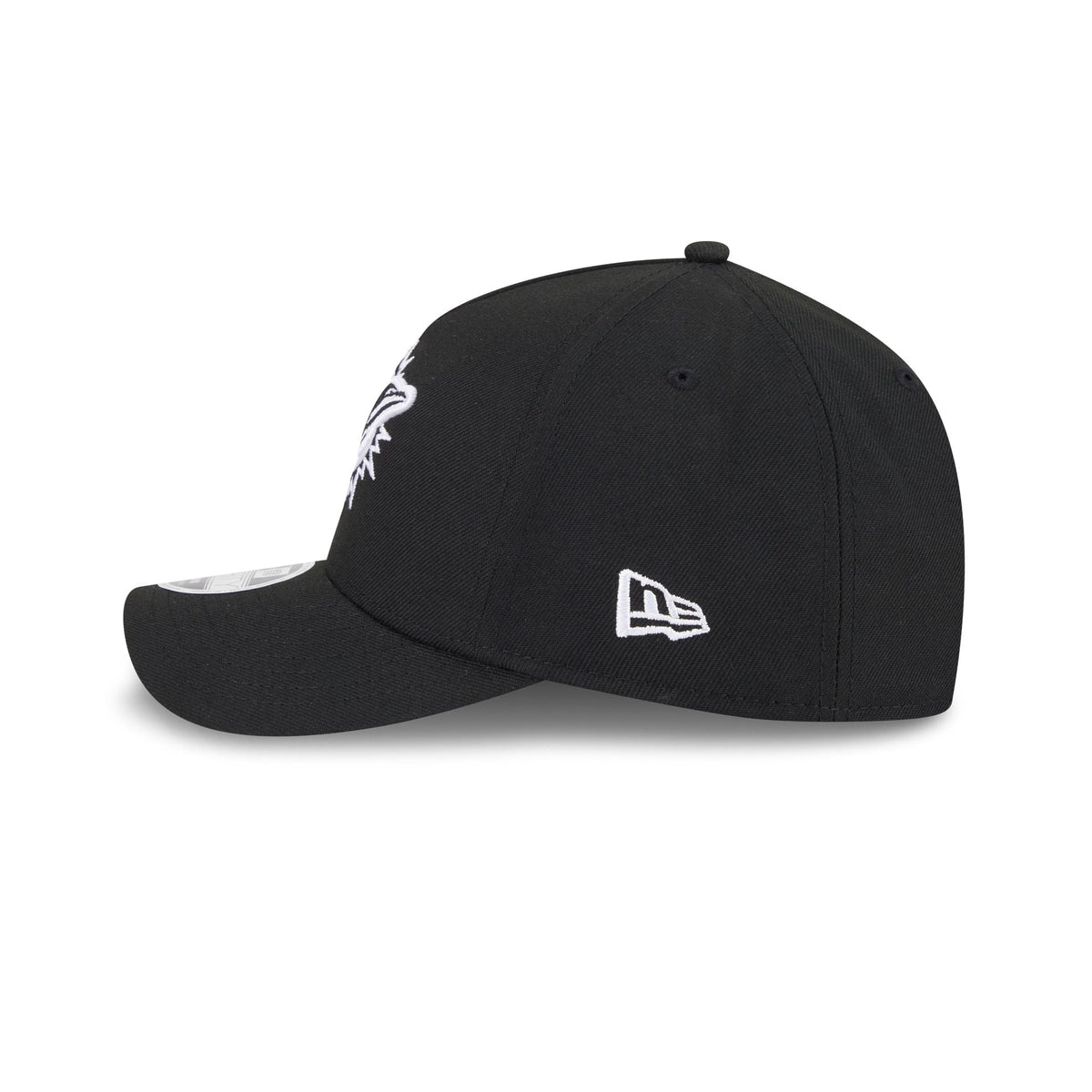 Miami Dolphins Black & White 9FORTY M-Crown A-Frame Snapback Hat