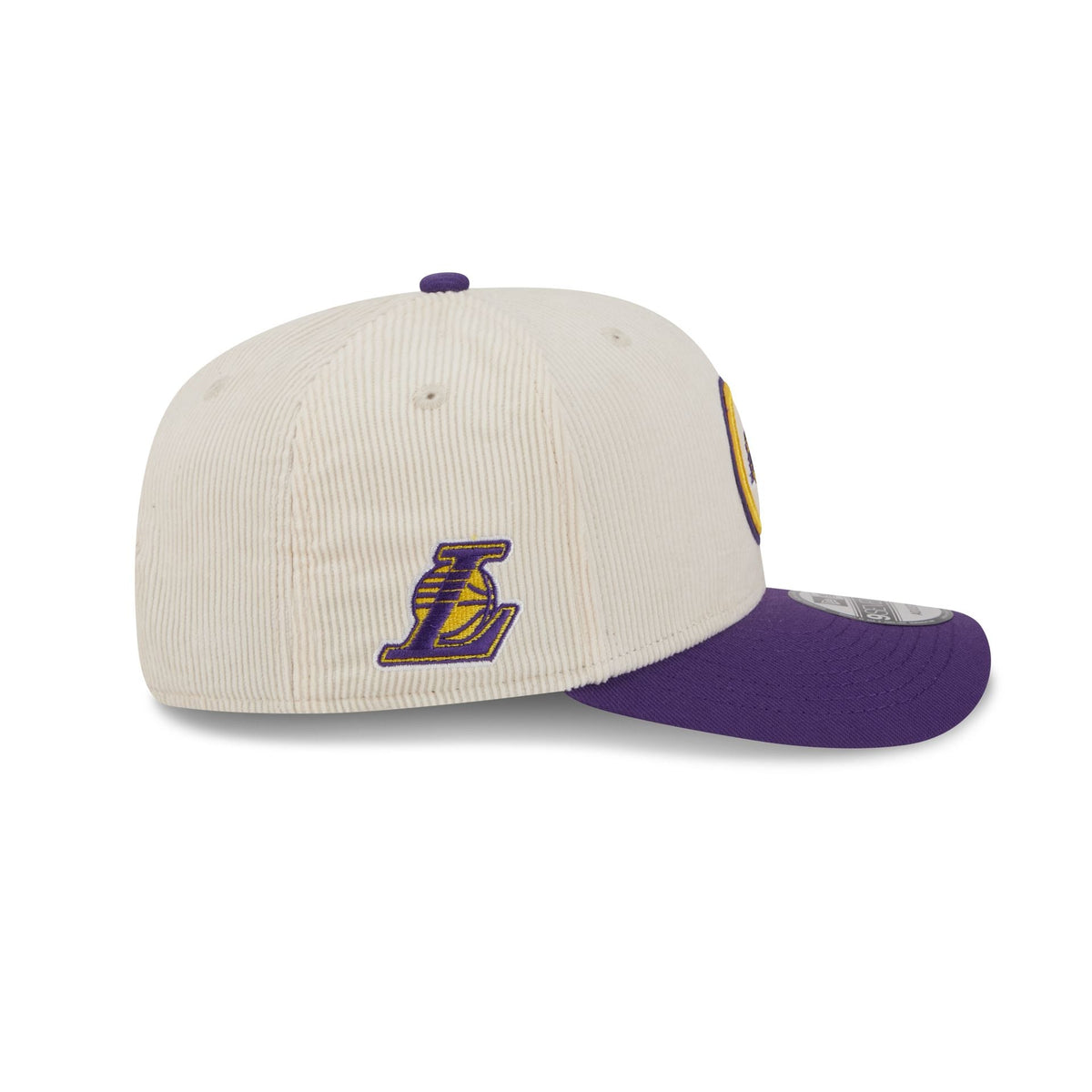 Los Angeles Lakers Loyal Corduroy 9SEVENTY Stretch-Snap Hat