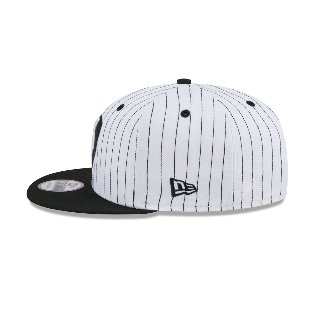 Brooklyn Nets Deceptor Pinstripe 9FIFTY Snapback Hat