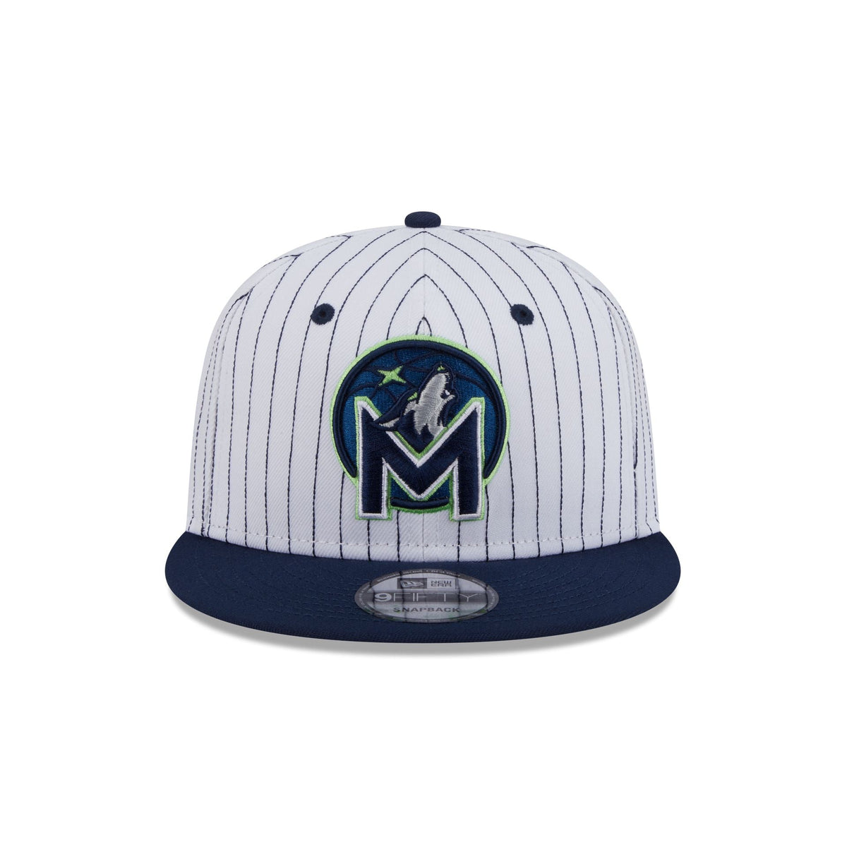 Minnesota Timberwolves Deceptor Pinstripe 9FIFTY Snapback Hat