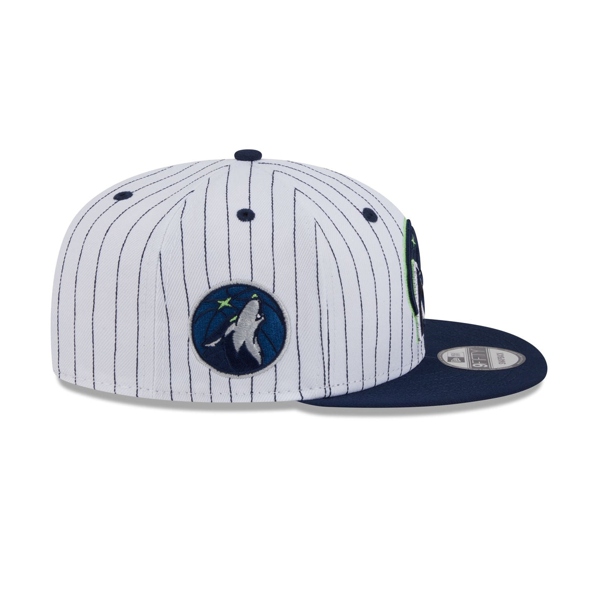 Minnesota Timberwolves Deceptor Pinstripe 9FIFTY Snapback Hat