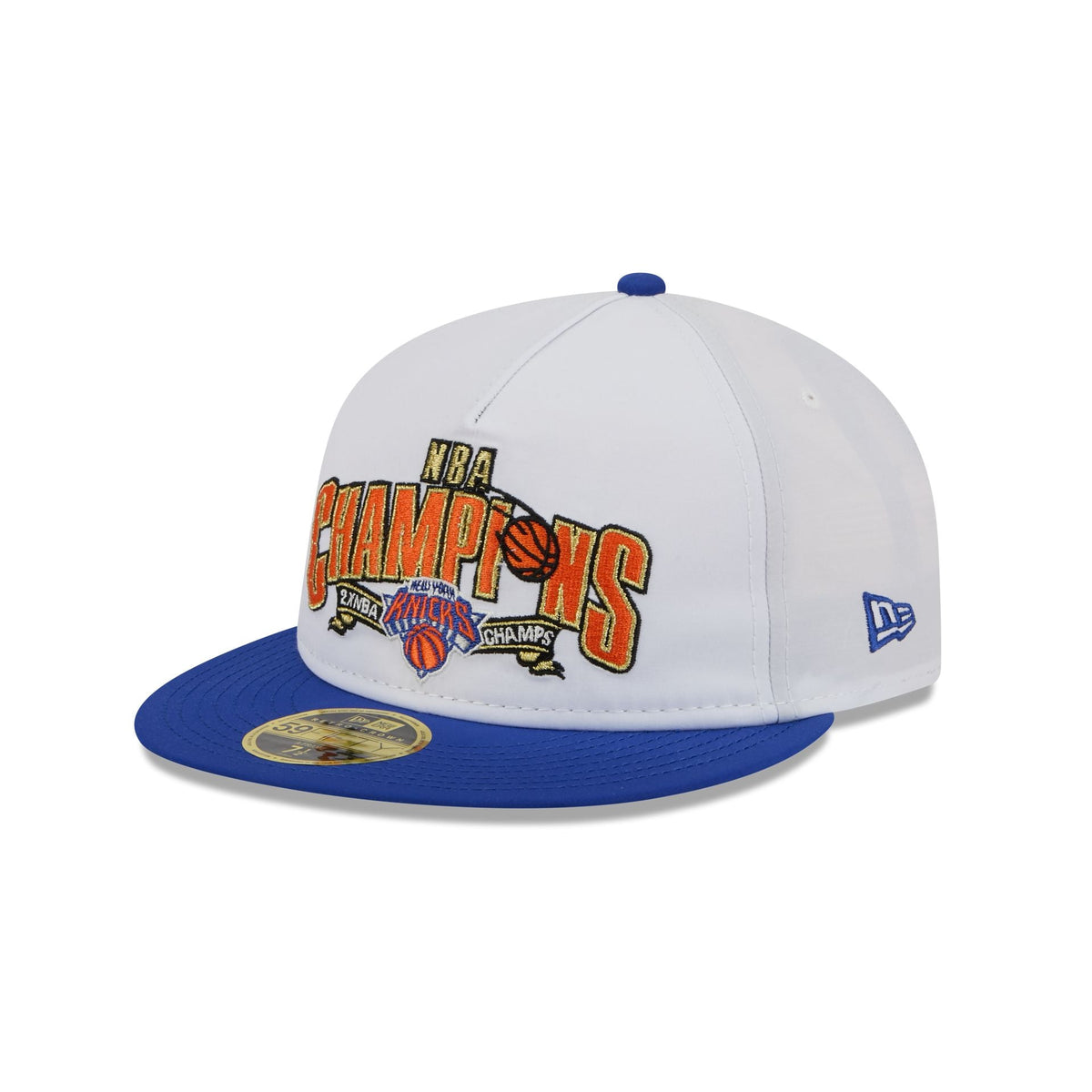 New York Knicks Champions White Retro Crown 59FIFTY Fitted Hat