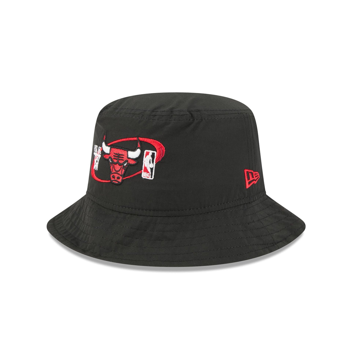 Chicago Bulls Nylon Logo Bucket Hat