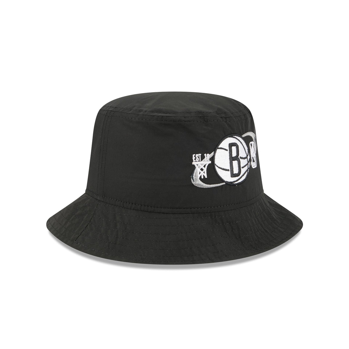 Brooklyn Nets Nylon Logo Bucket Hat