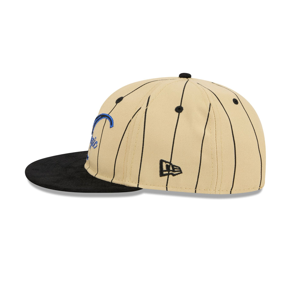 Orlando Magic Pinstripe Script Retro Crown 9FIFTY Adjustable Hat