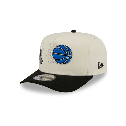 Orlando Magic 1989-1999 Hardwood Classics Chrome White 9FIFTY A-Frame Snapback Hat