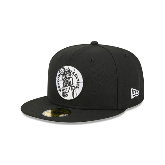 Boston Celtics 1968-1977 Hardwood Classics Black 59FIFTY Fitted Hat