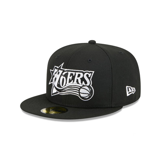 Philadelphia 76ers 1997-2008 Hardwood Classics Black 59FIFTY Fitted Hat