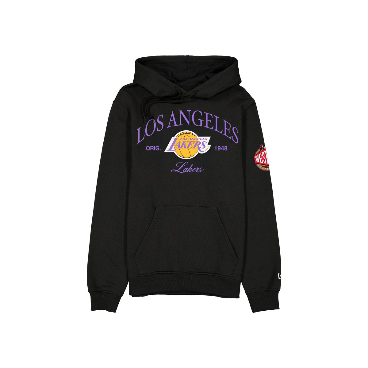Los Angeles Lakers 1976-2000 Hardwood Classics Black Hoodie