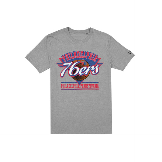 Philadelphia 76ers Bold Heather Gray T-Shirt