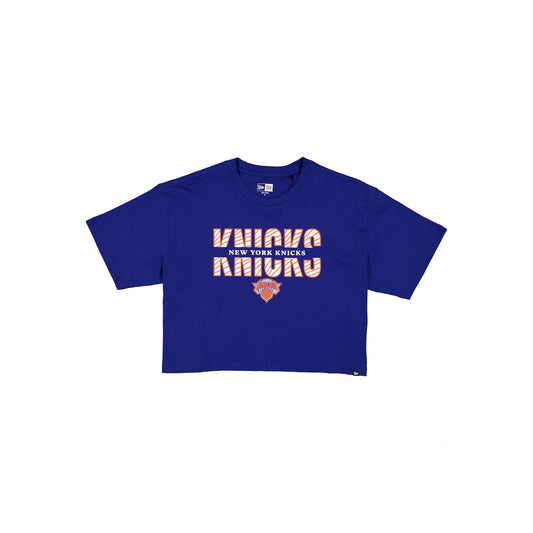 New York Knicks Women's Cropped Split T-Shirt