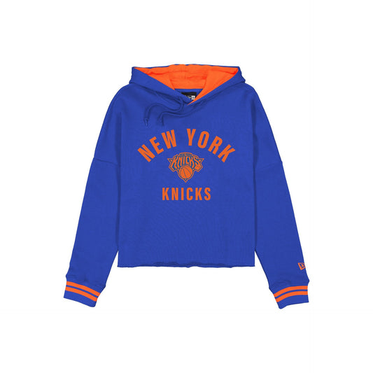 New York Knicks Women's Collegiate Cropped Hoodie