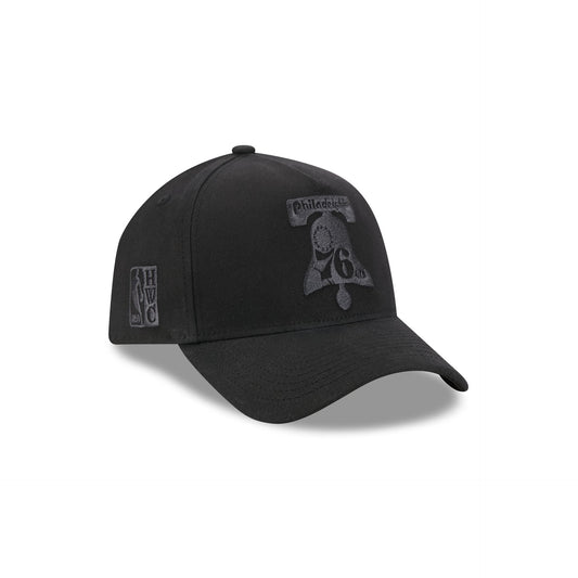 Philadelphia 76ers Waxed Canvas Black 59FORTY A-Frame Fitted Hat