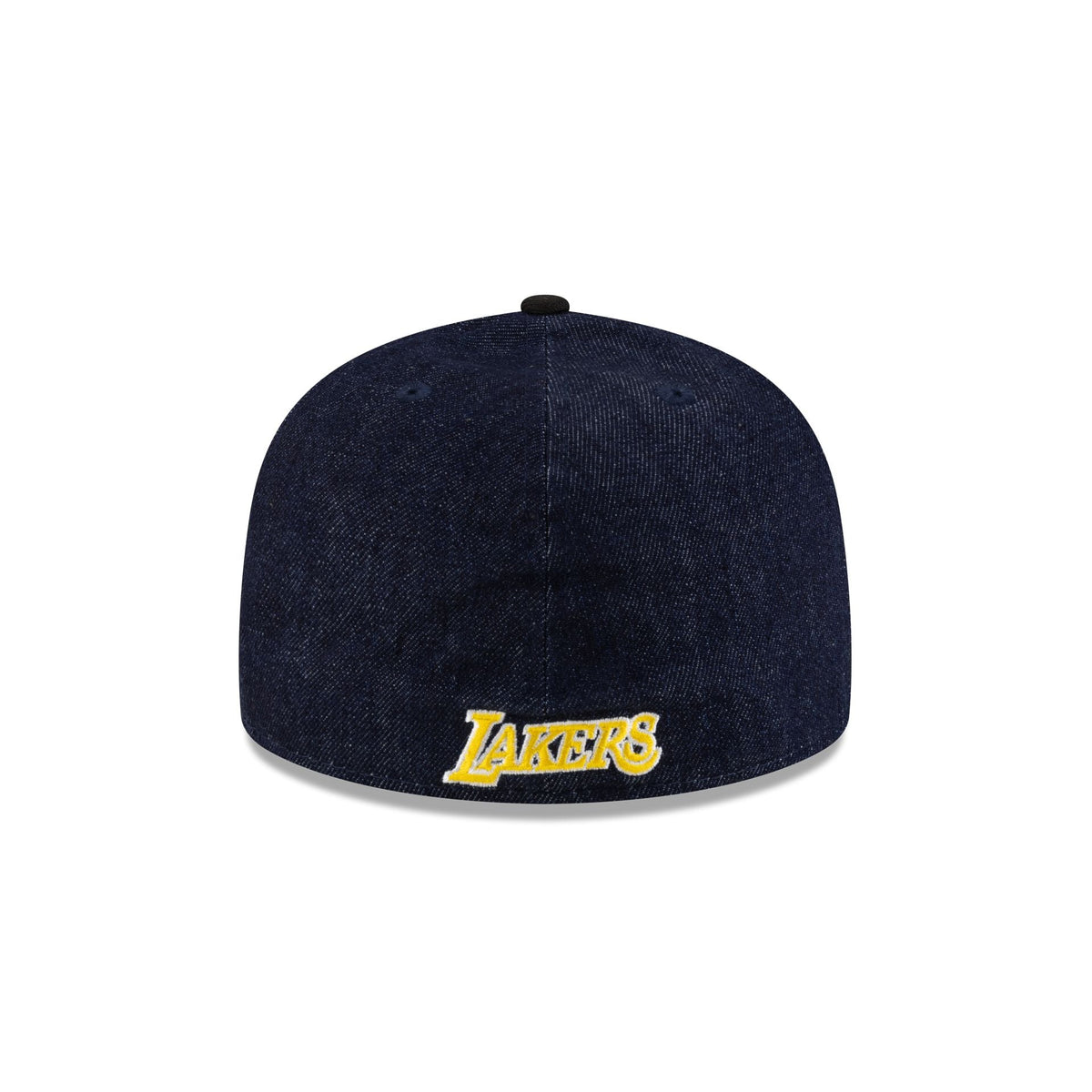 Los Angeles Lakers Navy Denim 59FIFTY A-Frame Fitted Hat
