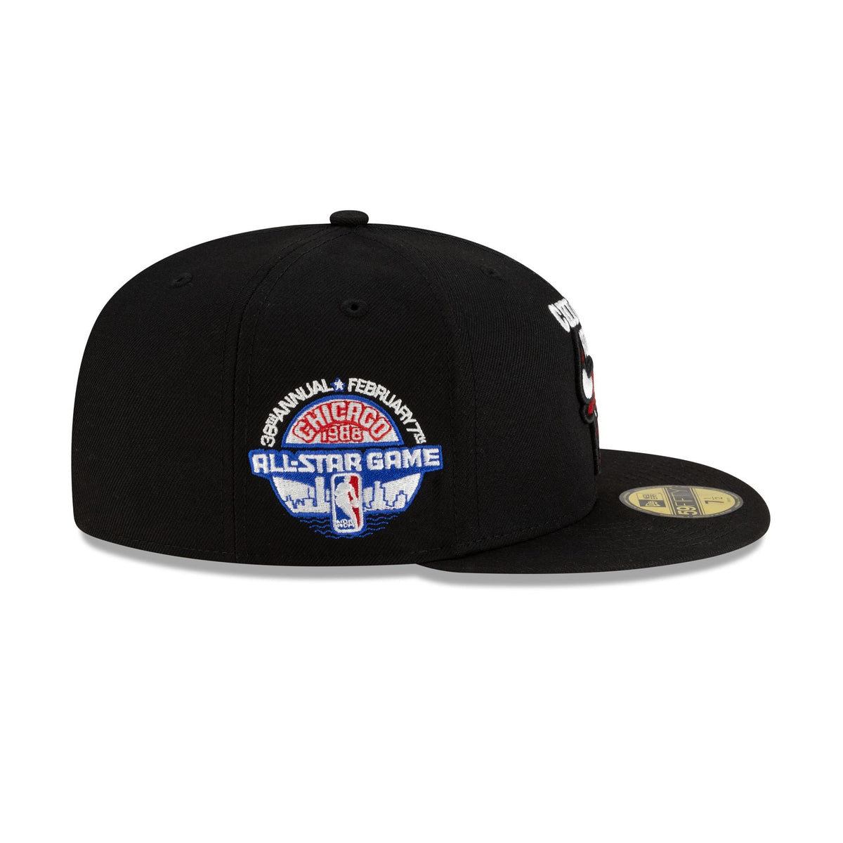 Chicago Bulls 1966-Present Hardwood Classics Black 59FIFTY Fitted Hat