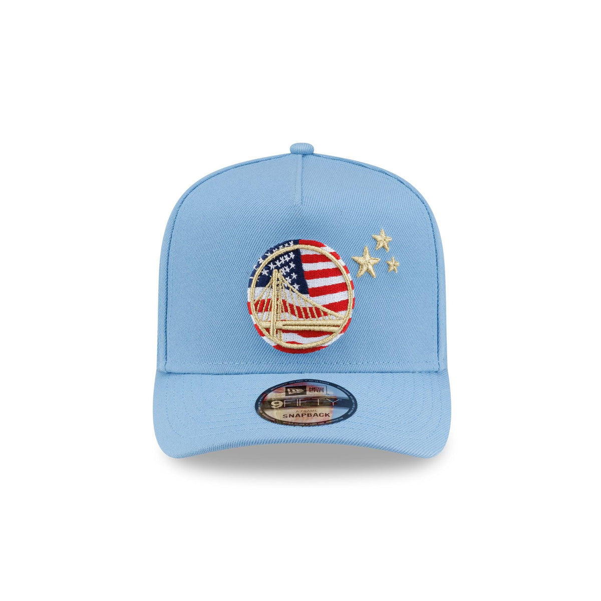 Golden State Warriors Red. White & Blue 9FIFTY A-Frame Snapback Hat