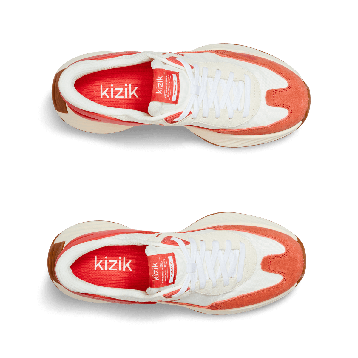 Men's Monaco - White/Tigerlily