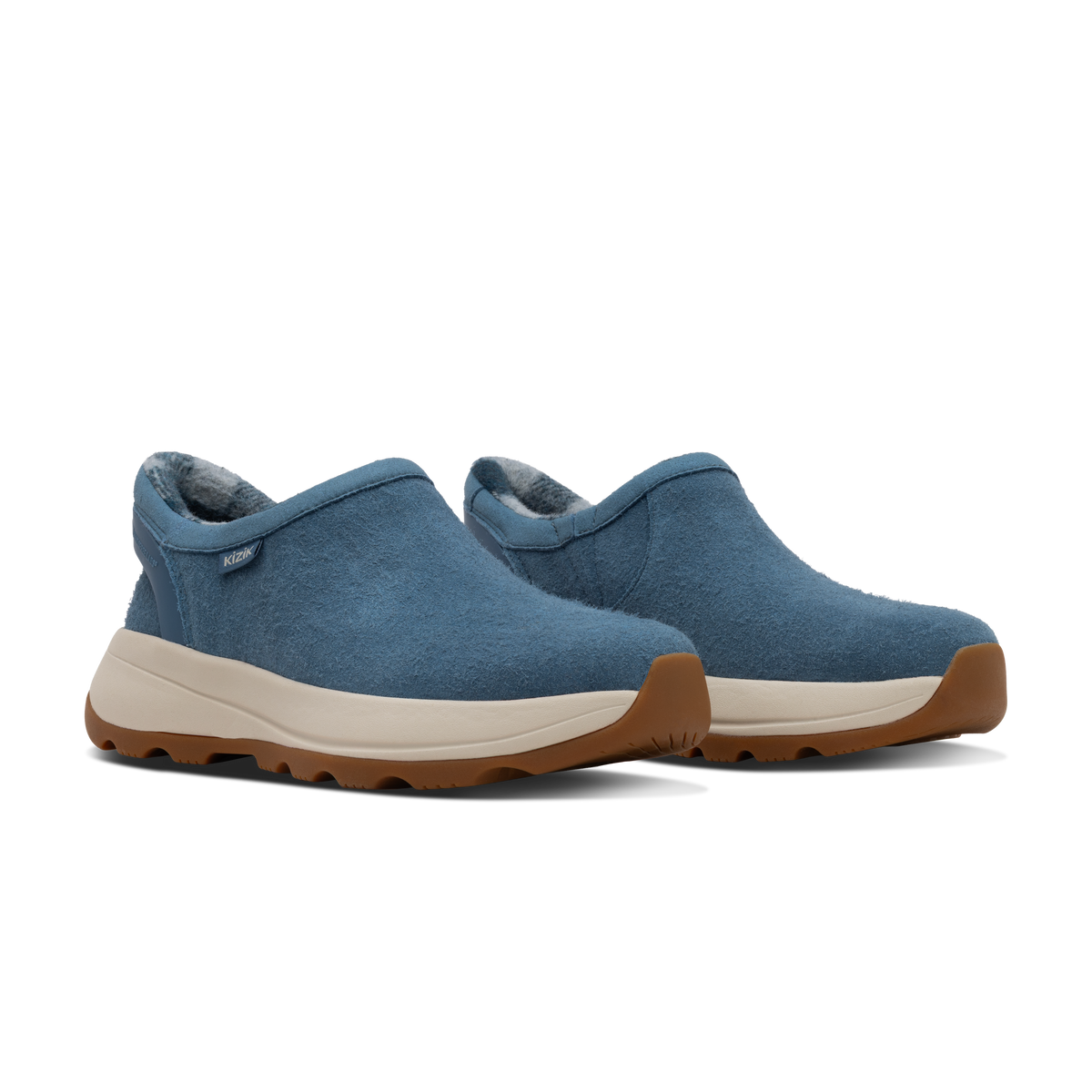 Women's Juno 2 Moc - Blue Suede Plaid