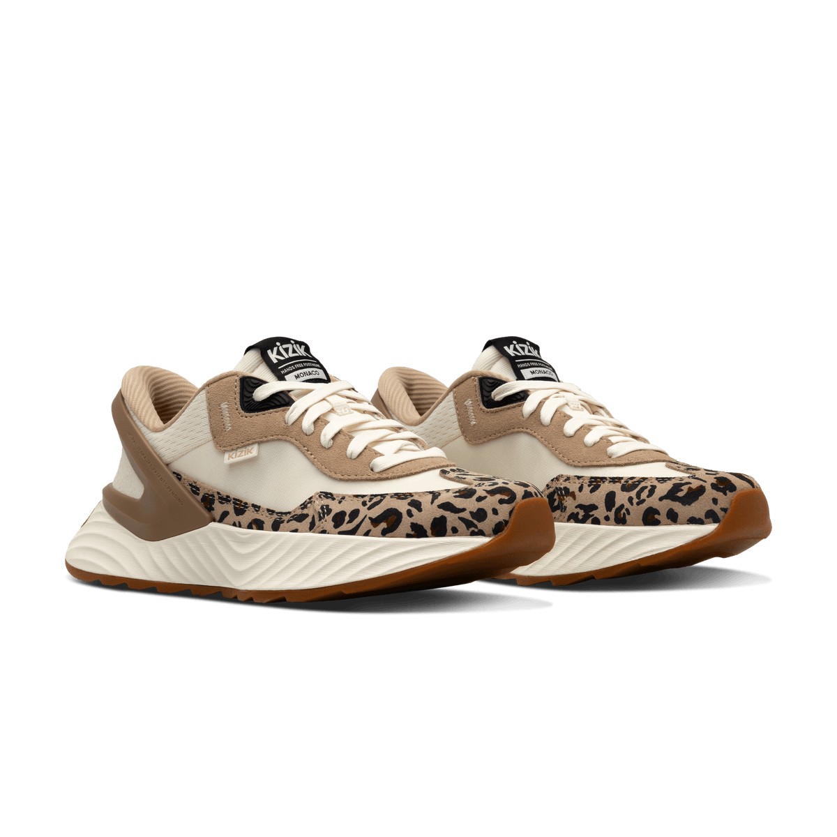 Women's Monaco - Tan/White Animal Print
